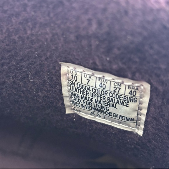 Skechers Ankle Boots Leather Lightweight Slip-On Comfy Booties Burgundy Size 10 - Picture 15 of 16